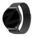 Bandz Amazfit Active 3 Premium Milanese Loop Strap (Black)