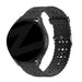 Bandz Coros Pace 2 Patterned Silicone Strap (Black)