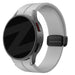 Bandz Samsung Galaxy Watch 4 Classic 46mm Silicone Strap with D-Buckle (Grey)