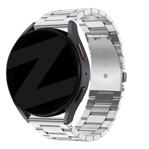 Bandz Huawei Watch 5 - 46mm Steel Strap 'Classic' (Silver)