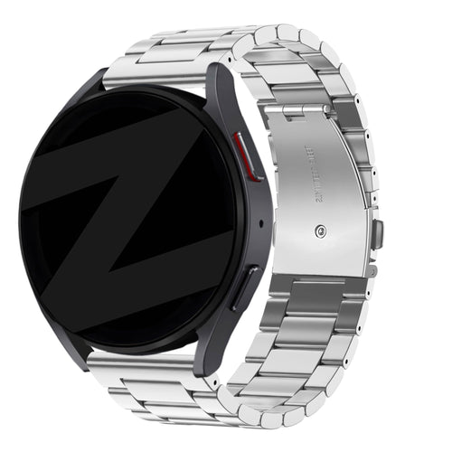 Bandz Huawei Watch 5 - 46mm Steel Strap 'Classic' (Silver)