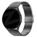 Bandz Samsung Gear Sport Adjustable Steel Strap (Black)