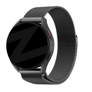 Bandz Amazfit Bip 6 Milanese Loop Strap (Black)