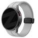 Bandz Samsung Galaxy Watch 7 - 40mm Silicone Strap with D-Buckle (Gray)