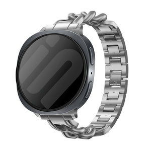 Samsung Galaxy Watch 8 Classic Steel Chain Strap (Silver)