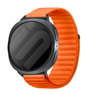 Samsung Galaxy Watch 8 - 40mm Wave Nylon Strap (Orange)