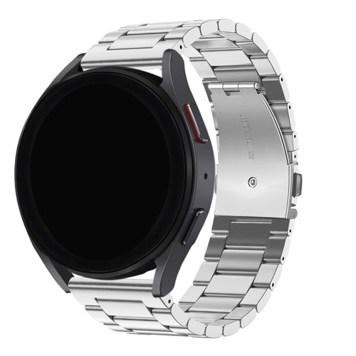 BALR Amazfit Bip 3 (Pro) Steel Link Strap (Silver)