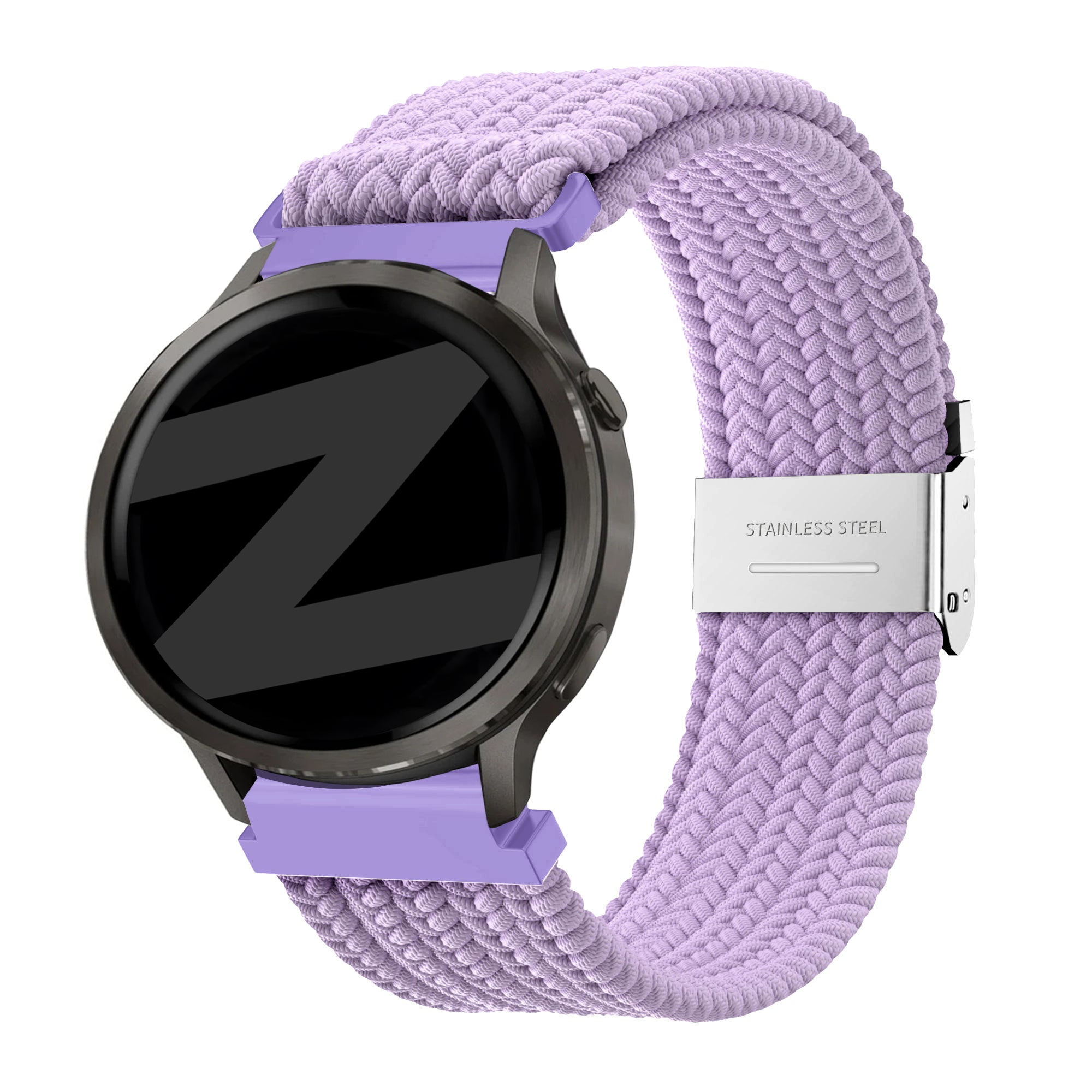 Bandz Garmin Forerunner 70 Woven Nylon Strap (Light Purple)