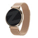 Bandz Pebble Round 2 - 14mm Milanese Loop Strap (Rose Gold)