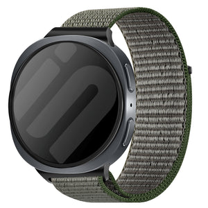 Samsung Galaxy Watch 9 - 44mm Nylon Strap (Olive Green)
