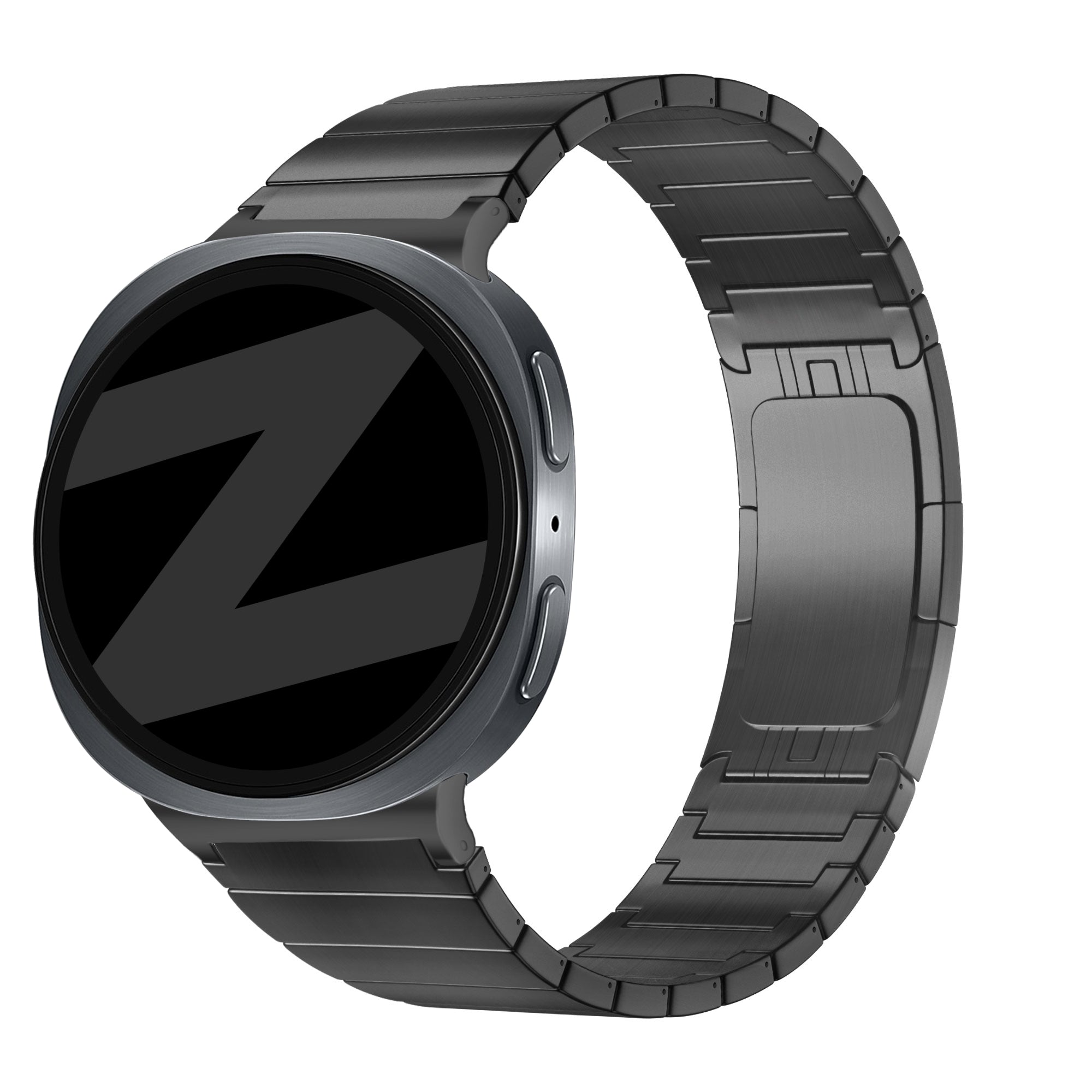 Bandz Samsung Galaxy Watch 9 - 44mm Titanium Strap 'One Bead' (Black)