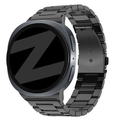 Bandz Samsung Galaxy Watch 9 - 44mm Steel Strap 'Classic' (Black)