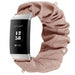 Fitbit Charge 4 Scrunchie Strap (Dark Beige with Pearls)