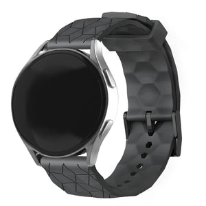 Oppo Watch X Silicone Hexa Strap (Black)