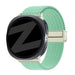 Bandz Samsung Galaxy Watch 9 - 40mm Magnetic Braided Strap (Mint)