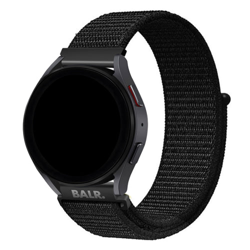 BALR Samsung Galaxy Watch 6 44mm Nylon Strap (Black)