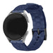 Fossil Gen 5e 44mm Silicone Strap Hexagons (Dark Blue)