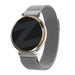 Bandz Pebble Round 2 - 14mm Milanese Loop Strap (Silver)