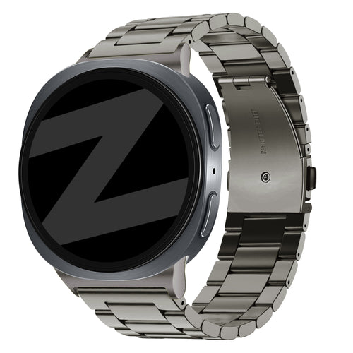 Bandz Samsung Galaxy Watch 9 - 44mm Steel Strap 'Classic' (Graphite)