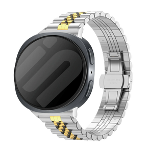 Samsung Galaxy Watch 8 - 40mm Jubilee Steel Strap (Silver/Gold)