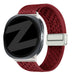 Bandz Samsung Galaxy Watch 9 - 40mm Vintage Nylon Strap (Wine Red)