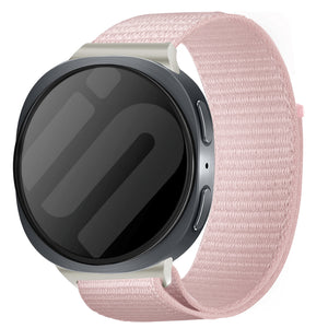 Samsung Galaxy Watch 9 - 44mm Nylon Strap (Light Pink)