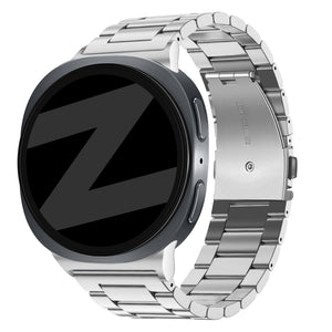Bandz Samsung Galaxy Watch 8 - 44mm Steel Strap 'Classic' (Silver)
