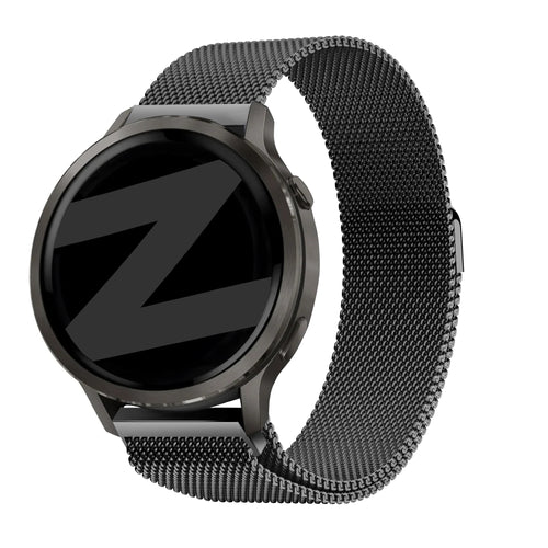 Bandz Garmin Bounce 2 Milanese Loop Strap (Black)