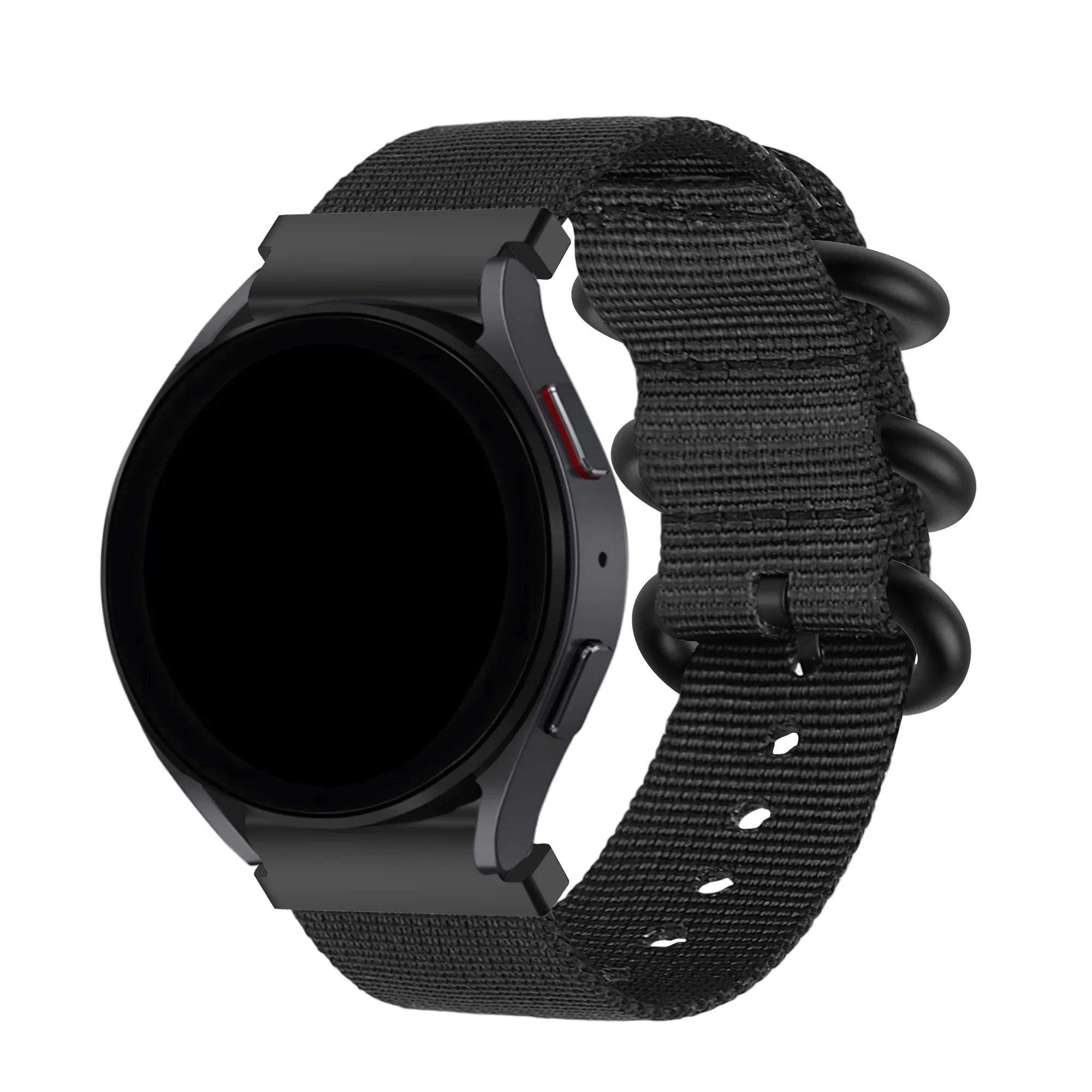 BALR Samsung Galaxy Watch 42mm Nylon Strap with Buckle (Black)