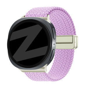 Bandz Samsung Galaxy Watch 9 - 40mm Magnetic Braided Strap (Lilac)