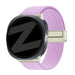 Bandz Samsung Galaxy Watch 9 - 40mm Magnetic Braided Strap (Lilac)