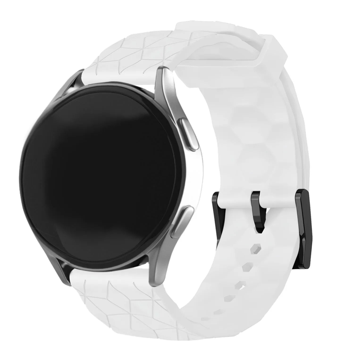 Coros Pace 4 Silicone Hexa Strap (White)