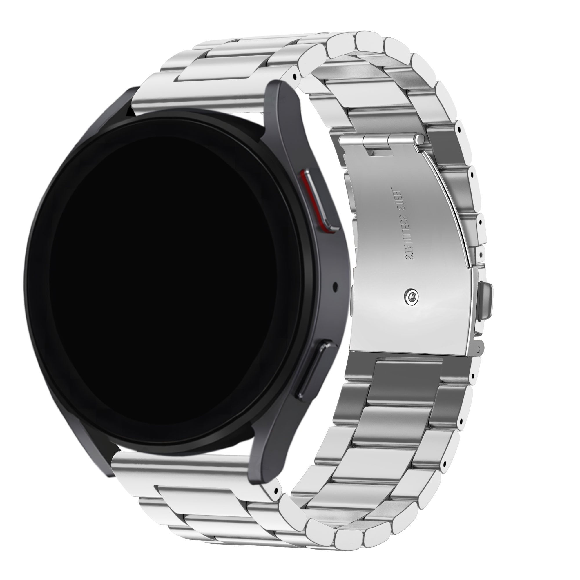 BALR Xiaomi Amazfit Bip Steel Link Strap (Silver)