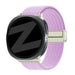 Bandz Samsung Galaxy Watch 8 - 44mm Magnetic Braided Strap (Lilac)