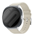 Samsung Galaxy Watch 8 Classic Leather Grain Strap (Beige)