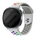 Samsung Galaxy Watch 9 - 40mm Sport Strap (White/Colourful)