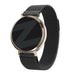 Bandz Pebble Round 2 - 14mm Milanese Loop Strap (Black)