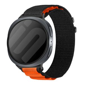 Samsung Galaxy Watch 8 - 44mm Alpine Strap (Black/Orange)