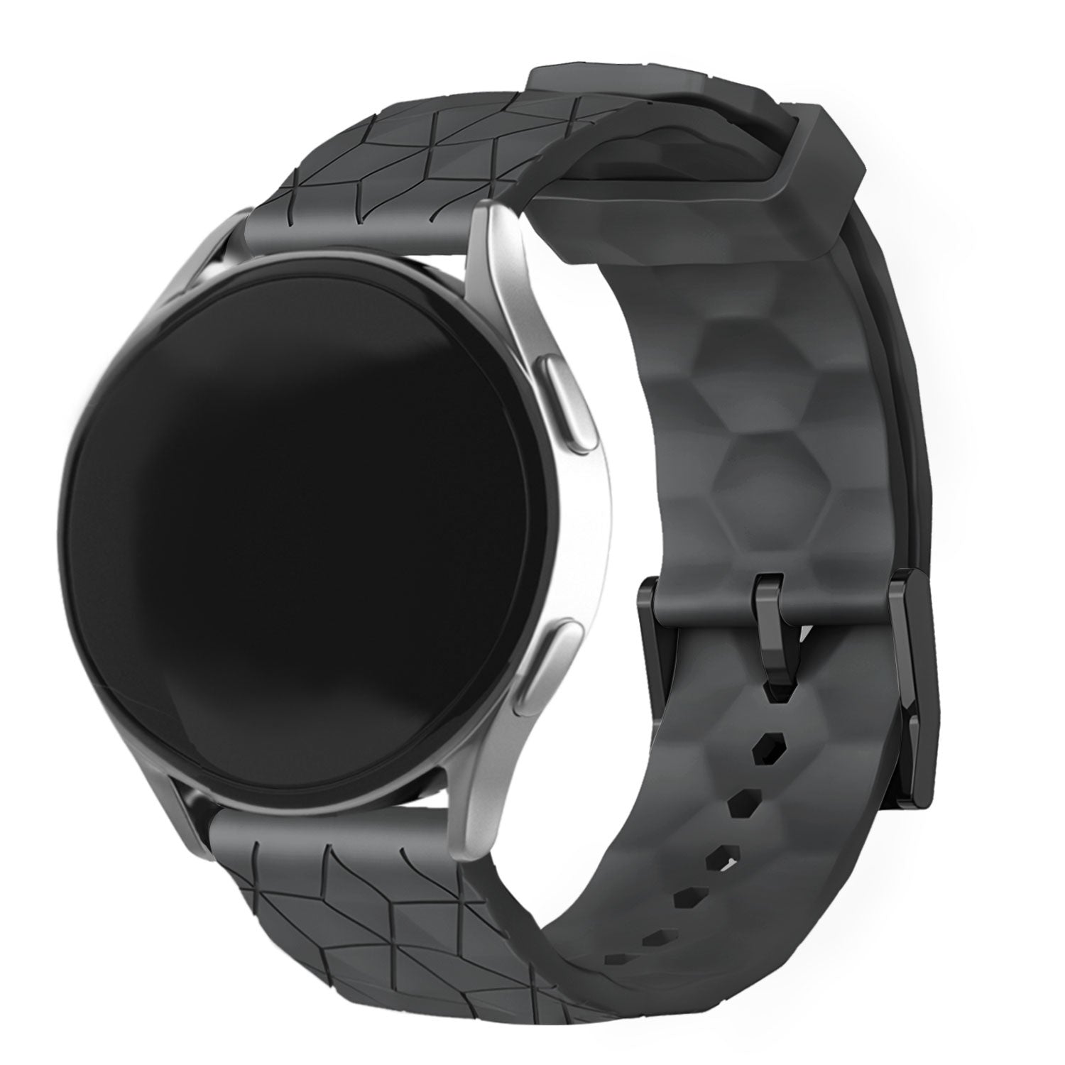 Coros Apex 46mm Silicone Hexa Strap (Black)