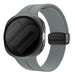 Samsung Galaxy Watch 8 Classic D-Buckle Silicone Strap (Dark Grey)
