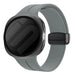 Samsung Galaxy Watch 8 Classic D-Buckle Silicone Strap (Dark Grey)