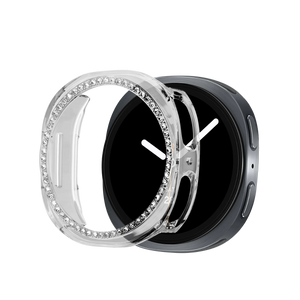 Bandz Samsung Galaxy Watch 8 - 40mm Diamond PC Case (Transparent)