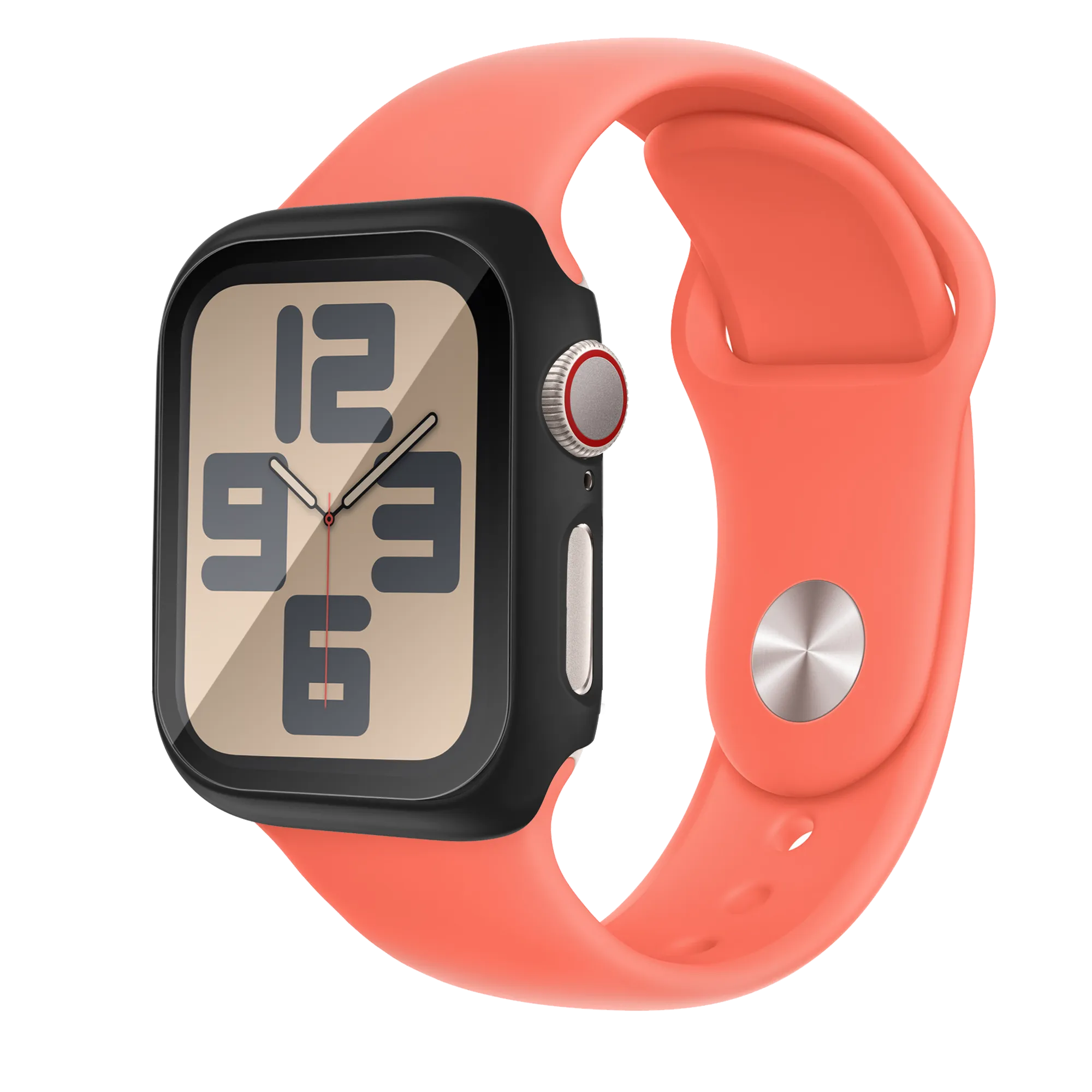 Bandz Apple Watch 10 & 11 PC Case with Glass (Black)