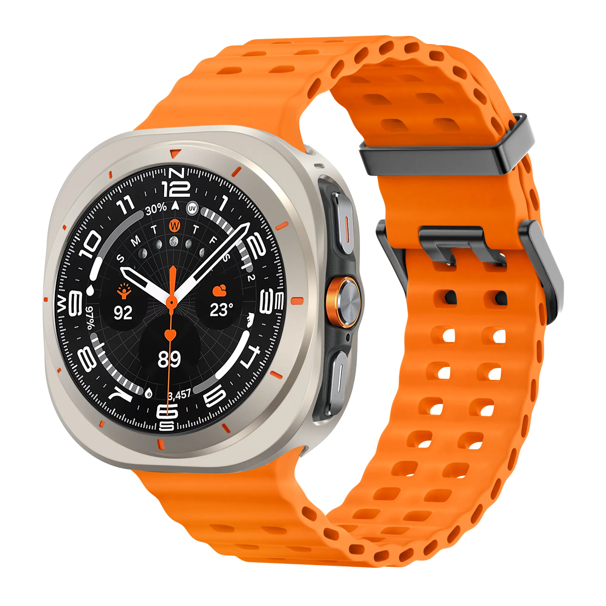 Bandz Samsung Galaxy Watch Ultra Metal Case (Titanium)