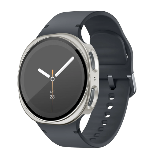 Bandz Samsung Galaxy Watch 8 - 40mm PC Cover with Glass (Starlight)