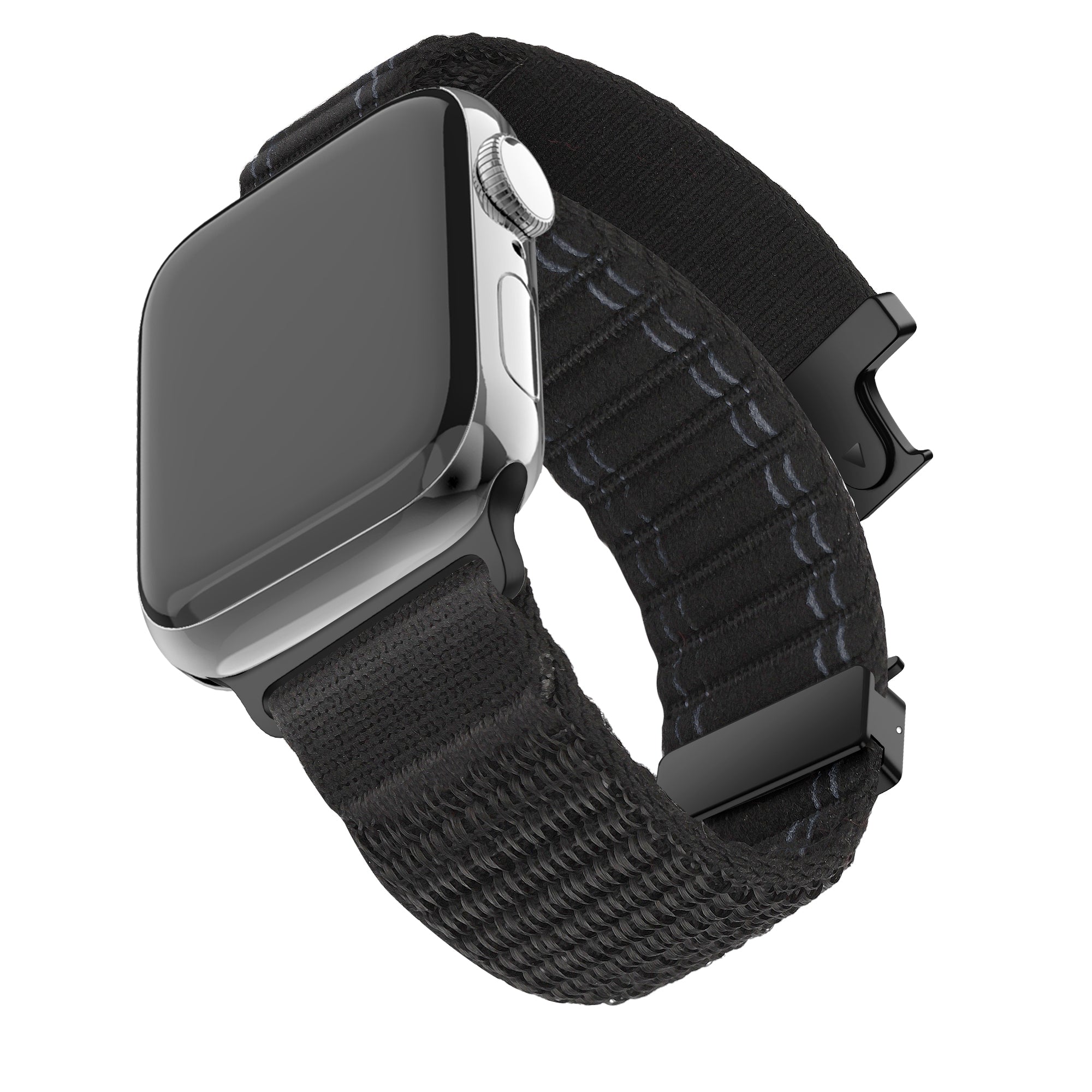 Bandz Apple Watch Ultra Nylon Strap 'Deluxe' P-Buckle (Black)
