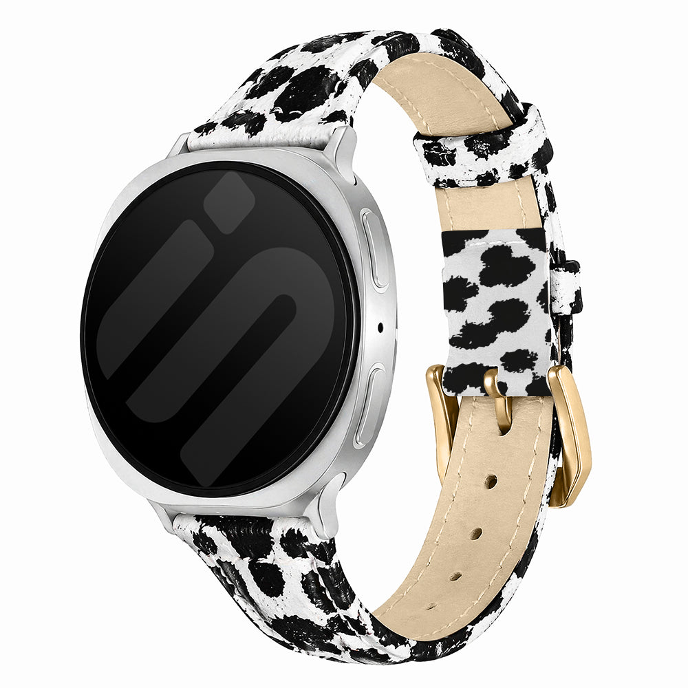 Samsung Galaxy Watch 8 - 40mm Leather Strap (Leopard)