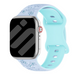 Apple Watch Flower Silicone Strap (Light Blue/Ice Blue)