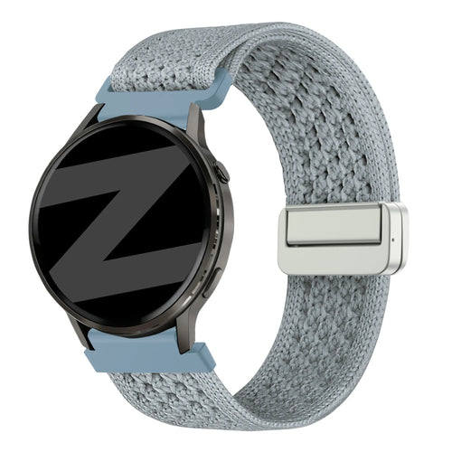 Bandz Oppo Watch X2 Mini Vintage Nylon Strap (Light Blue)