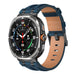 Samsung Galaxy Watch Ultra 2 Solid Leather Strap (Dark Blue)